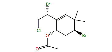 (Z,S)-2,6-Dibromo-1-chloro-3(8)-ochtoden-4-yl acetate